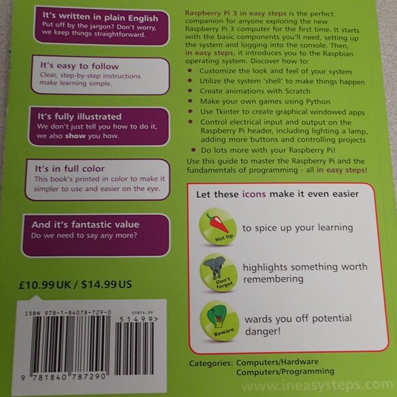 Raspberry Pi 3 Master the Essentials Book - Picture 2 of 2